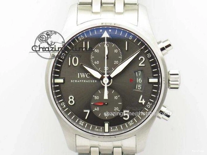 MIROTIME 0413 HighQuality Mark XVIII IW327010 SS M+F 1:1 Best Edition Brown Dial on Brown Leather Strap A 7049